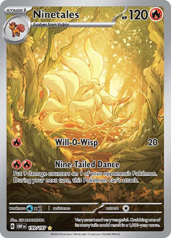 Ninetales #199 from Obsidian Flames