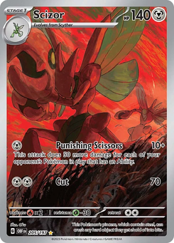 Scizor #205 from Obsidian Flames