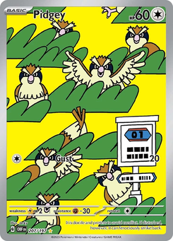 Pidgey #207 from Obsidian Flames