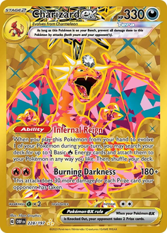 Charizard ex #228 from Obsidian Flames