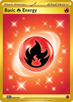 Fire Energy #230 from Obsidian Flames