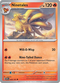 Ninetales #29 from Obsidian Flames