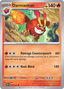 Darmanitan #35 from Obsidian Flames