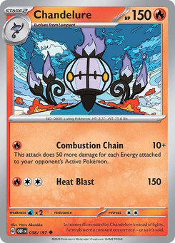 Chandelure #38 from Obsidian Flames