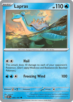 Lapras #45 from Obsidian Flames