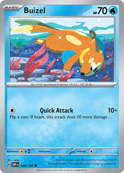 Buizel #48 from Obsidian Flames