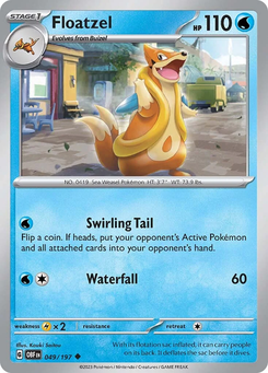 Floatzel #49 from Obsidian Flames