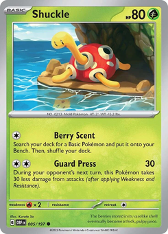 Shuckle #5 from Obsidian Flames