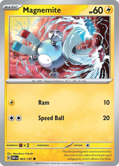 Magnemite #63 from Obsidian Flames