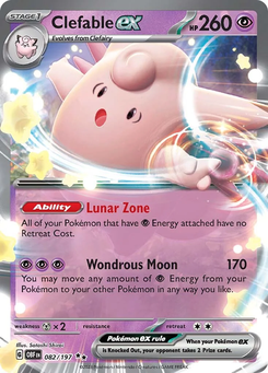 Clefable ex #82 from Obsidian Flames