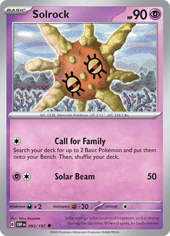 Solrock #93 from Obsidian Flames