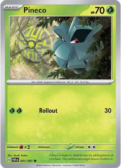 Pineco #1 from Paldean Fates