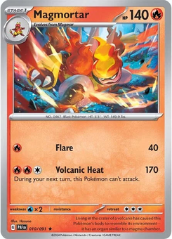 Magmortar #10 from Paldean Fates