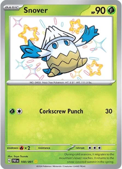Snover #100 from Paldean Fates