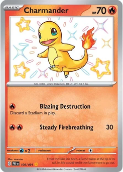 Charmander #109 from Paldean Fates