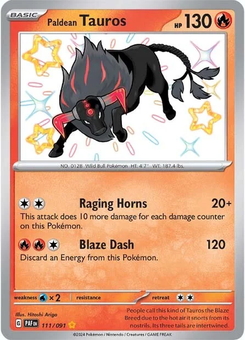 Paldean Tauros #111 from Paldean Fates