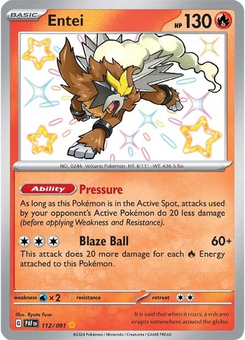 Entei #112 from Paldean Fates