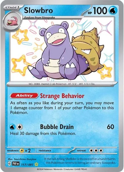 Slowbro #117 from Paldean Fates