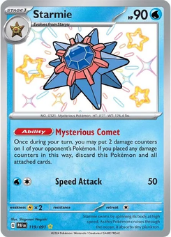 Starmie #119 from Paldean Fates
