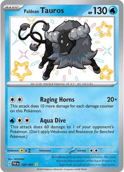 Paldean Tauros #120 from Paldean Fates