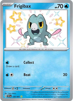 Frigibax #128 from Paldean Fates