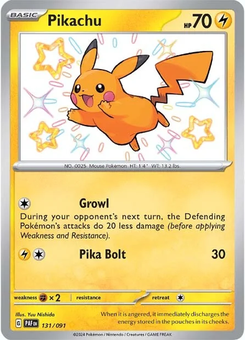 Pikachu #131 from Paldean Fates