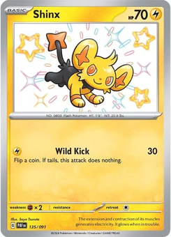 Shinx #135 from Paldean Fates