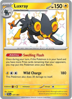 Luxray #137 from Paldean Fates