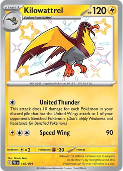 Kilowattrel #146 from Paldean Fates