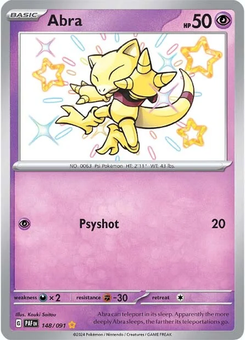 Abra #148 from Paldean Fates