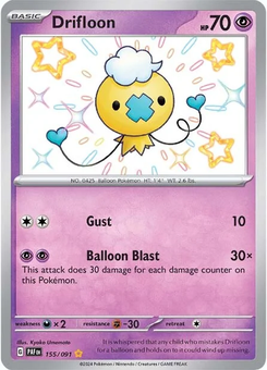 Drifloon #155 from Paldean Fates