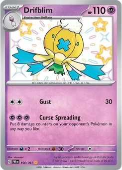 Drifblim #156 from Paldean Fates