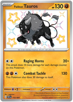 Paldean Tauros #172 from Paldean Fates