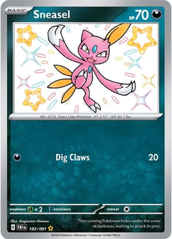 Sneasel #182 from Paldean Fates