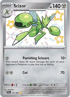 Scizor #191 from Paldean Fates