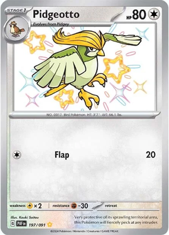 Pidgeotto #197 from Paldean Fates