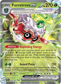 Forretress ex #2 from Paldean Fates