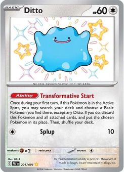 Ditto #201 from Paldean Fates