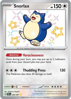 Snorlax #202 from Paldean Fates