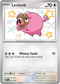 Lechonk #207 from Paldean Fates