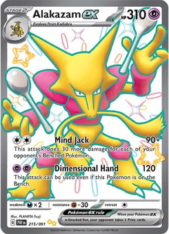 Alakazam ex #215 from Paldean Fates
