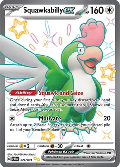 Squawkabilly ex #223 from Paldean Fates