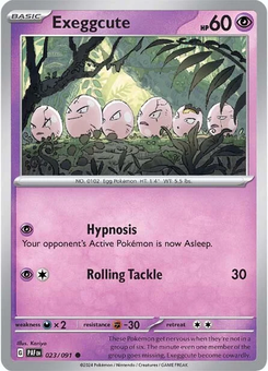 Exeggcute #23 from Paldean Fates
