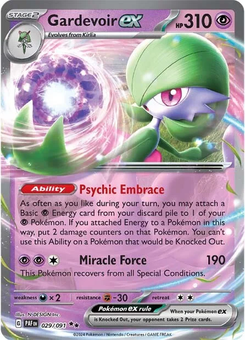 Gardevoir ex #29 from Paldean Fates