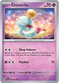 Chimecho #30 from Paldean Fates