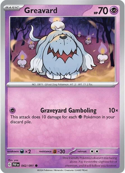 Greavard #42 from Paldean Fates