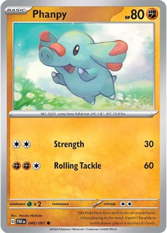 Phanpy #48 from Paldean Fates