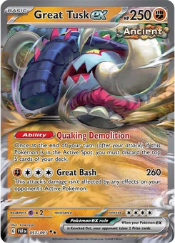 Great Tusk ex #53 from Paldean Fates