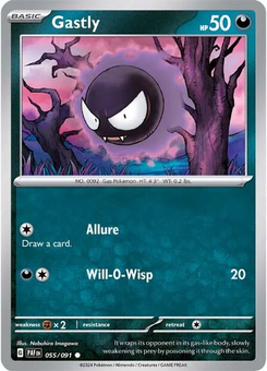 Gastly #55 from Paldean Fates