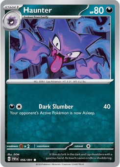 Haunter #56 from Paldean Fates